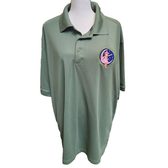 OGIO Green Polo Size XL Miller High Life Girl on The Moon Patch - Picture 2 of 8